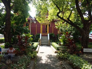 Shelter by the temples          